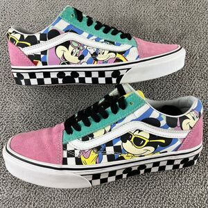 Vans Old Skool x Disney 80's Mickey Mouse Multicolor Shoes Women's Size 9.5